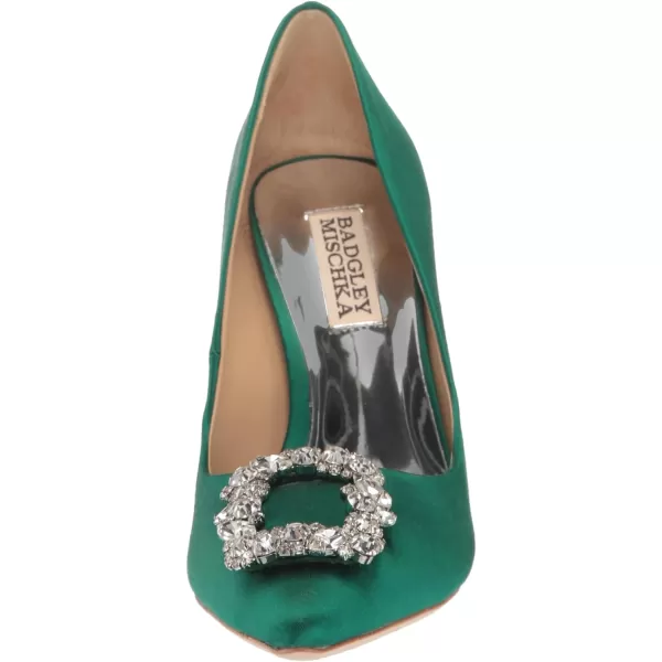 Badgley Mischka Womens Cher Pump  Womens Pumps with 375 Stiletto HeelsEmerald