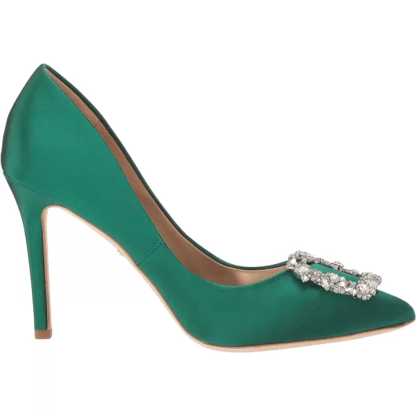 Badgley Mischka Womens Cher Pump  Womens Pumps with 375 Stiletto HeelsEmerald