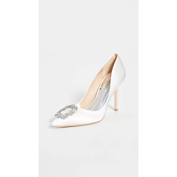 Badgley Mischka Womens Cher Pump  Womens Pumps with 375 Stiletto HeelsSoft White