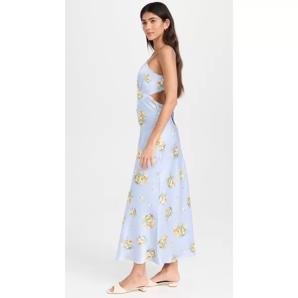 Bardot Womens Malinda Slip DressBaby Blue Floral