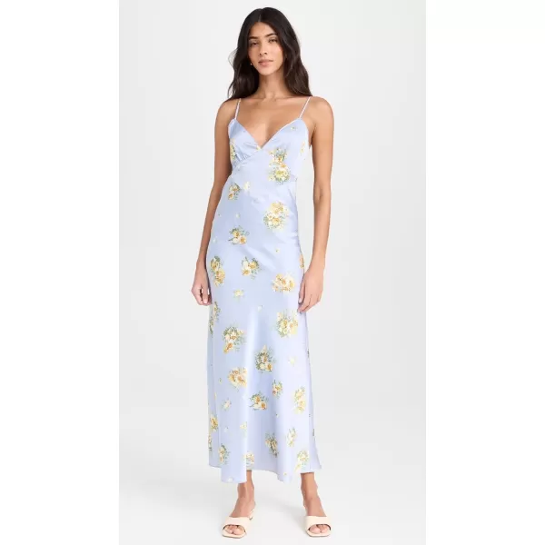 Bardot Womens Malinda Slip DressBaby Blue Floral