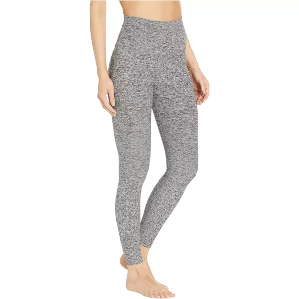 Beyond Yoga Womens High Waisted Midi LeggingsBlackWhite