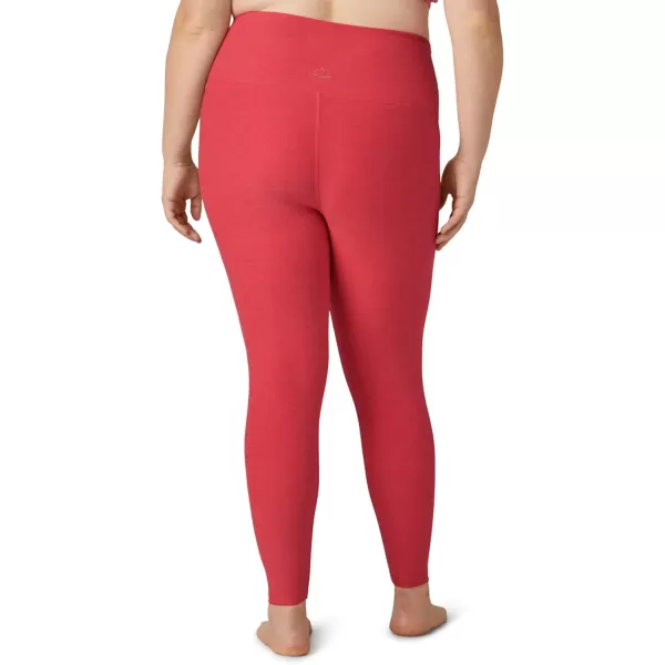 Beyond Yoga Womens High Waisted Midi LeggingsParadise Coral Heather