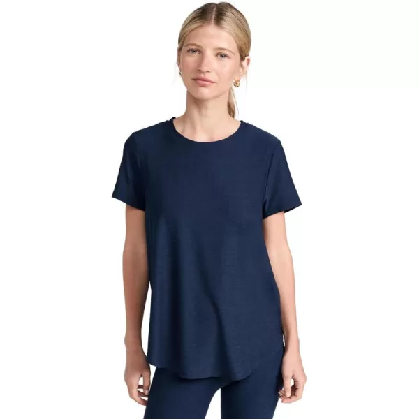 Beyond Yoga Womens On The Down Low TeeNocturnal Navy