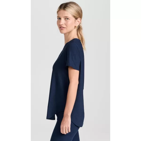 Beyond Yoga Womens On The Down Low TeeNocturnal Navy