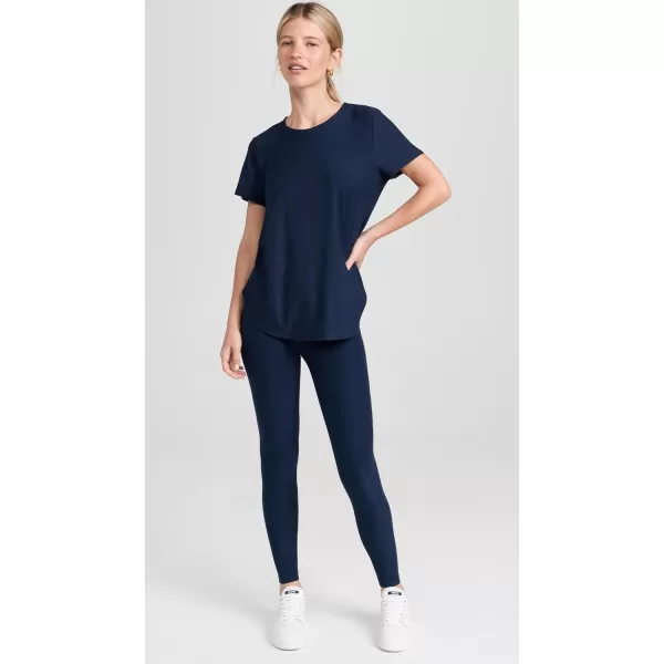 Beyond Yoga Womens On The Down Low TeeNocturnal Navy