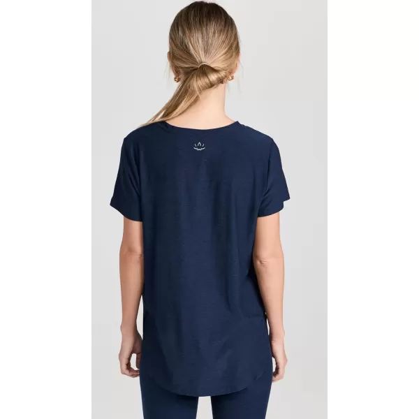 Beyond Yoga Womens On The Down Low TeeNocturnal Navy