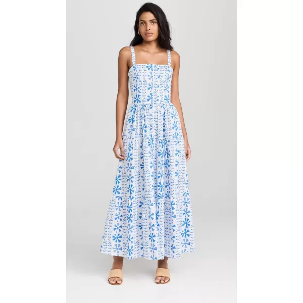 Borgo de Nor Womens Jimena DressFloral Vine Blue