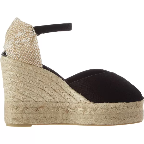 Castaer Womens Espadrilles SneakerBlack White