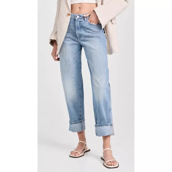 DL1961 Womens Thea Boyfriend Relaxed Tapered JeansDaydream Cuffed Vintage