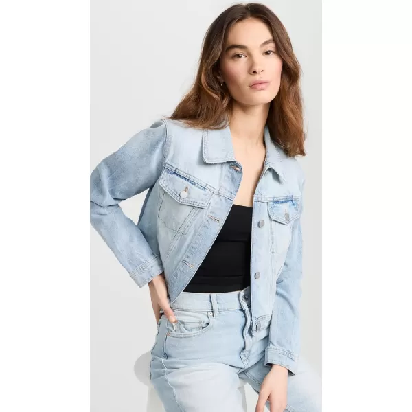 DL1961 Womens Vika Jacket Classic DenimFountain Vintage