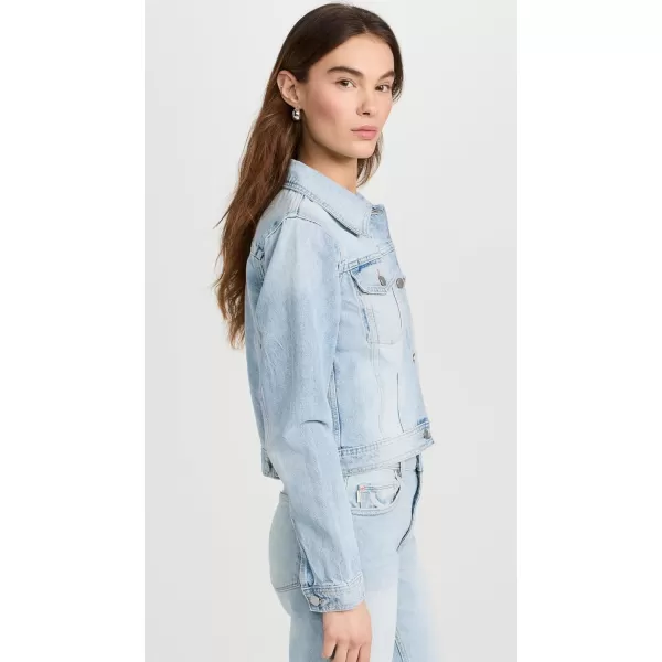 DL1961 Womens Vika Jacket Classic DenimFountain Vintage