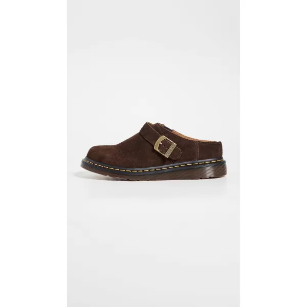 Dr Martens Isham Suede MulesDark Brown