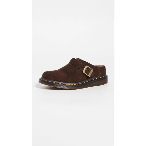 Dr Martens Isham Suede MulesDark Brown