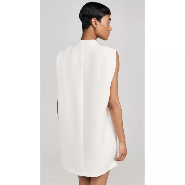 English Factory Mock Neck Sleeveless Shift DressOffwhite