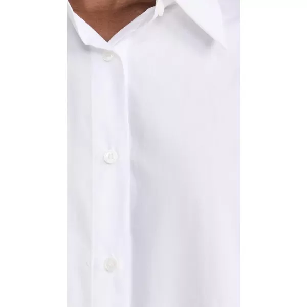 Enza Costa Womens Poplin ShirtdressWhite