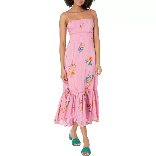 FP Movement Womens Rosie Posie Midi DressGrapefruit Combo