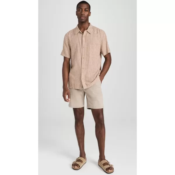 Faherty Mens The Ultimate Chino ShortsUtility Khaki