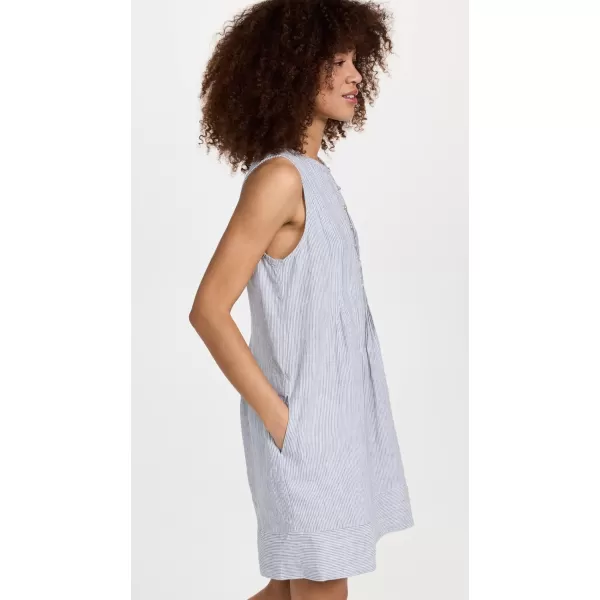 Faherty Womens Isha DressBlue Mini Stripe