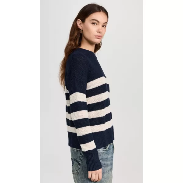 Faherty Womens Miramar Striped SweaterKadena Navy Stripe