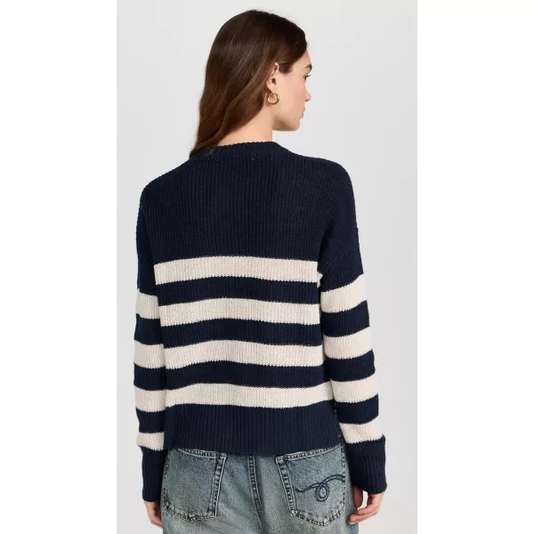 Faherty Womens Miramar Striped SweaterKadena Navy Stripe