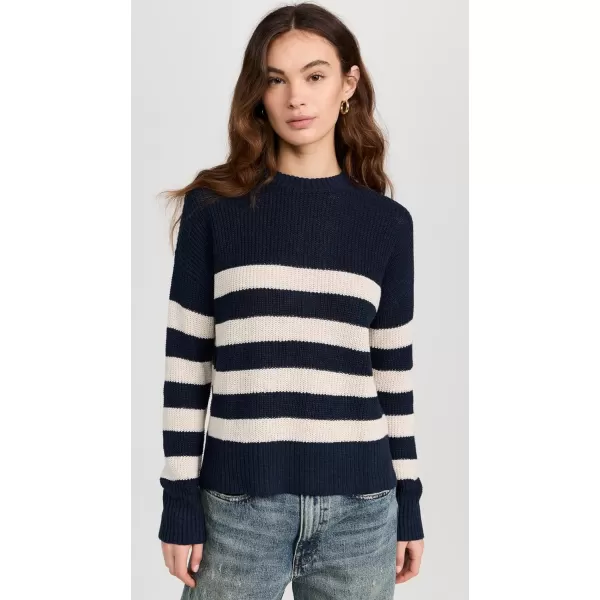 Faherty Womens Miramar Striped SweaterKadena Navy Stripe