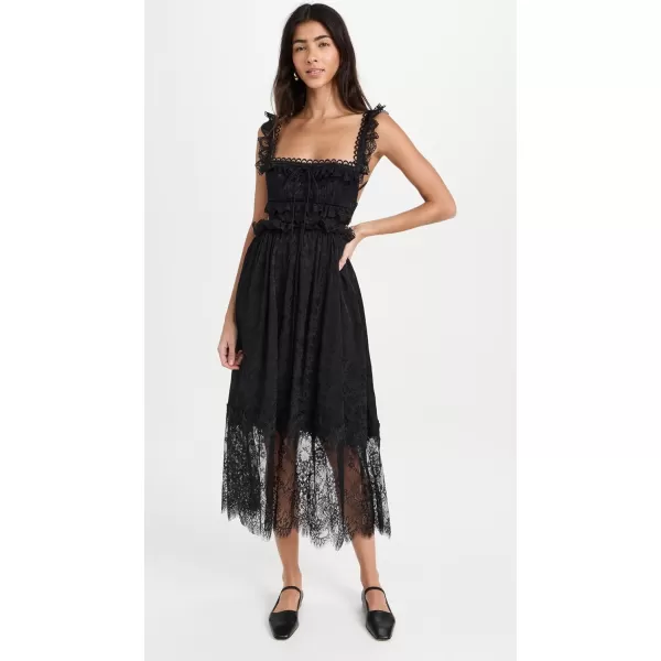 For Love  Lemons Womens Deane Midi DressBlack