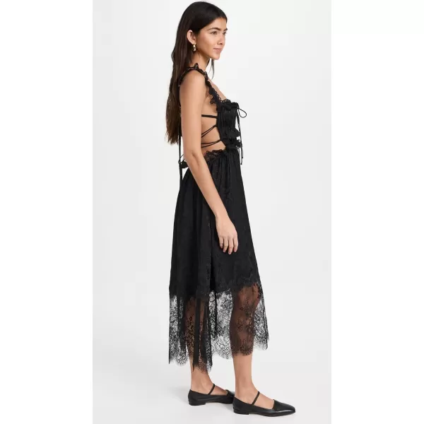 For Love  Lemons Womens Deane Midi DressBlack