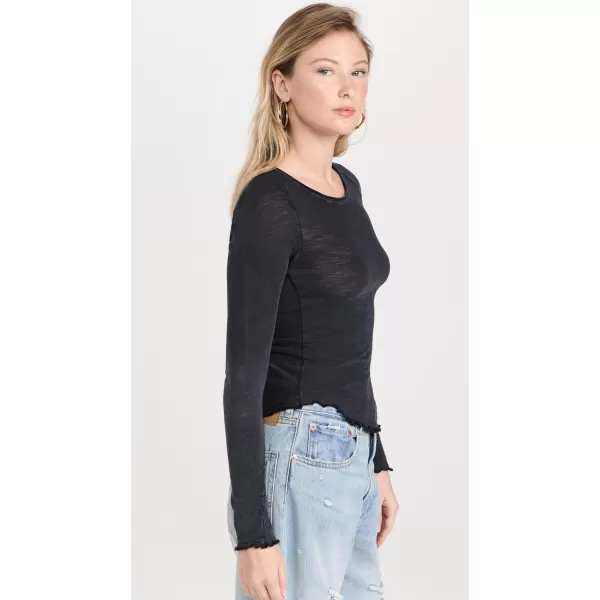 Free People Womens Be My Baby Long SleeveBlack