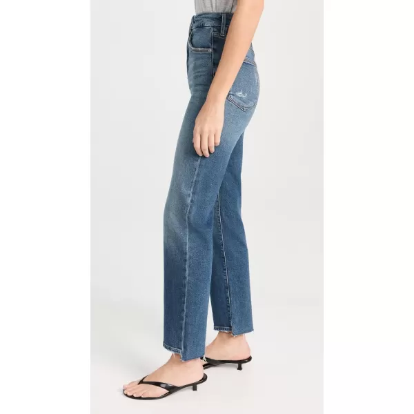 Good American Womens Good Boy Straight Cropped JeansIndigo604