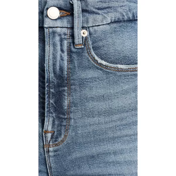 Good American Womens Good Boy Straight Cropped JeansIndigo604