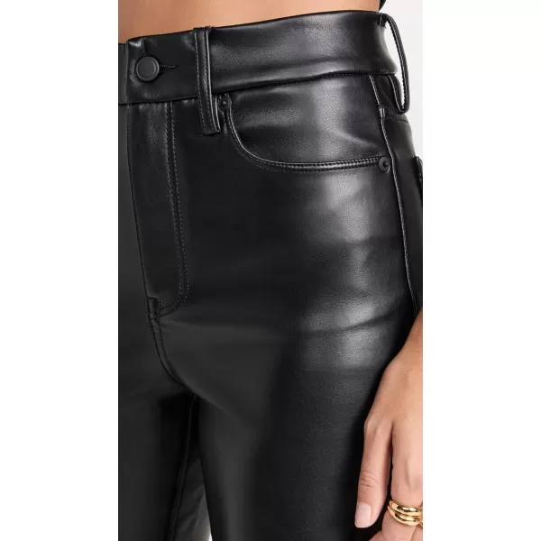 Good American Womens Good Legs Crop Mini BootBlack001