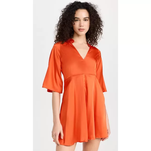 KAHINDO Womens Sunset Mini DressOrange