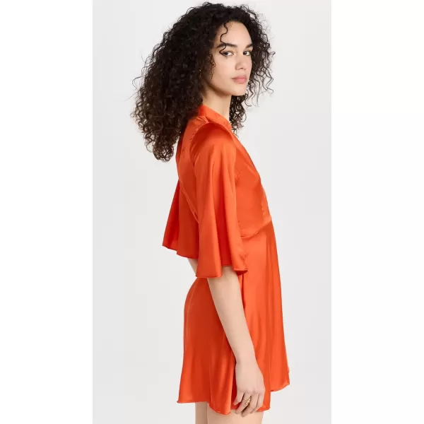 KAHINDO Womens Sunset Mini DressOrange