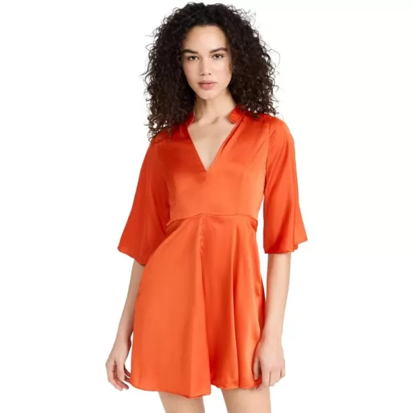 KAHINDO Womens Sunset Mini DressOrange