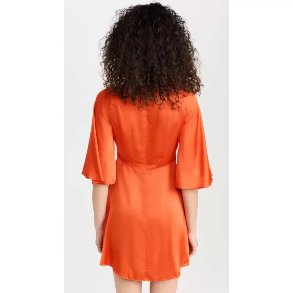 KAHINDO Womens Sunset Mini DressOrange