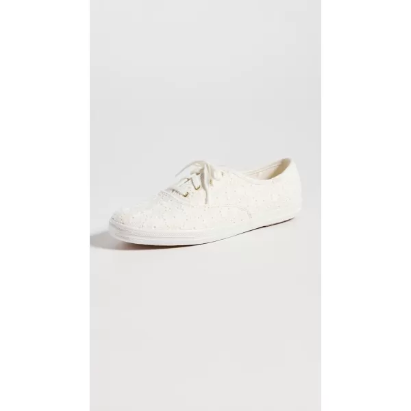 Keds Womens Champion Seasonal Canvas SneakerCrochet Cream