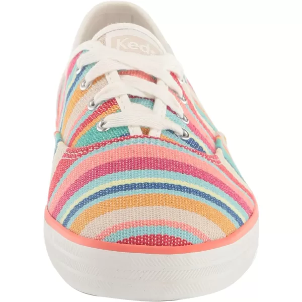 Keds Womens Champion Seasonal Canvas SneakerPinkMulti