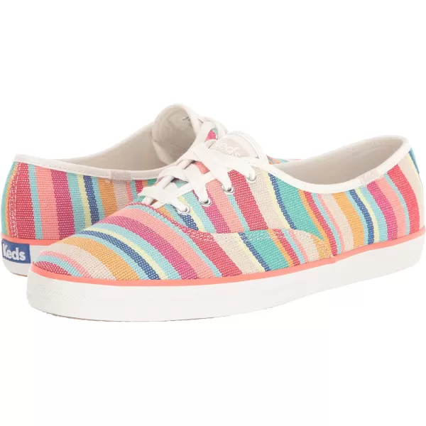 Keds Womens Champion Seasonal Canvas SneakerPinkMulti