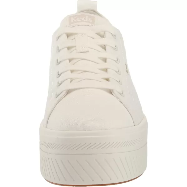 Keds Womens Skyler Lace Up SneakerWhite Leather