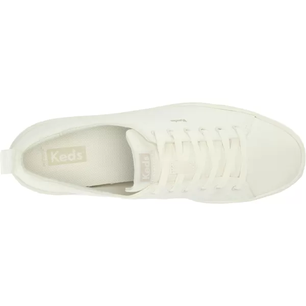 Keds Womens Skyler Lace Up SneakerWhite Leather