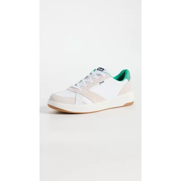 Keds Womens The Court SneakersWhiteGreen