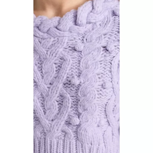 LOVESHACKFANCY Womens Galiona SweaterLilac Mist