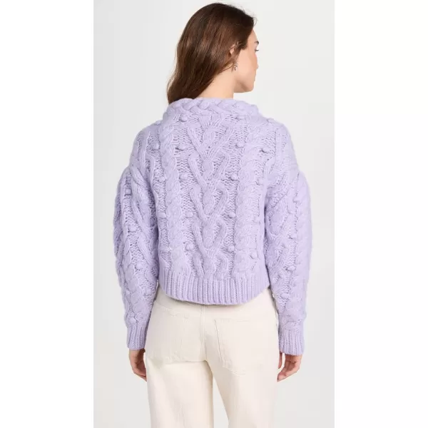 LOVESHACKFANCY Womens Galiona SweaterLilac Mist