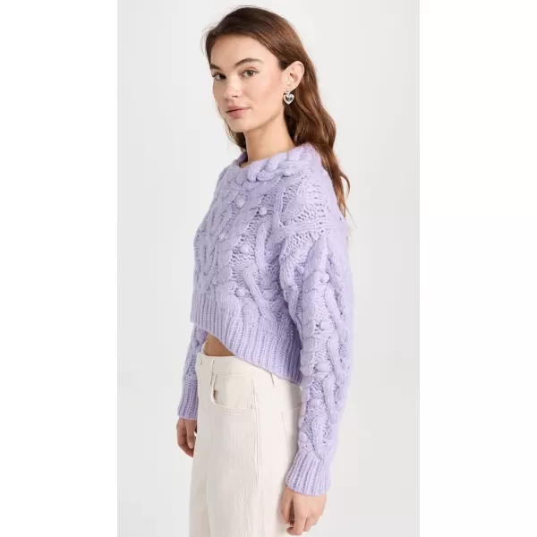 LOVESHACKFANCY Womens Galiona SweaterLilac Mist