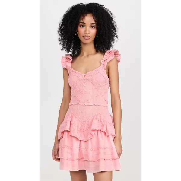 LOVESHACKFANCY Womens Marsinia DressBubblegum