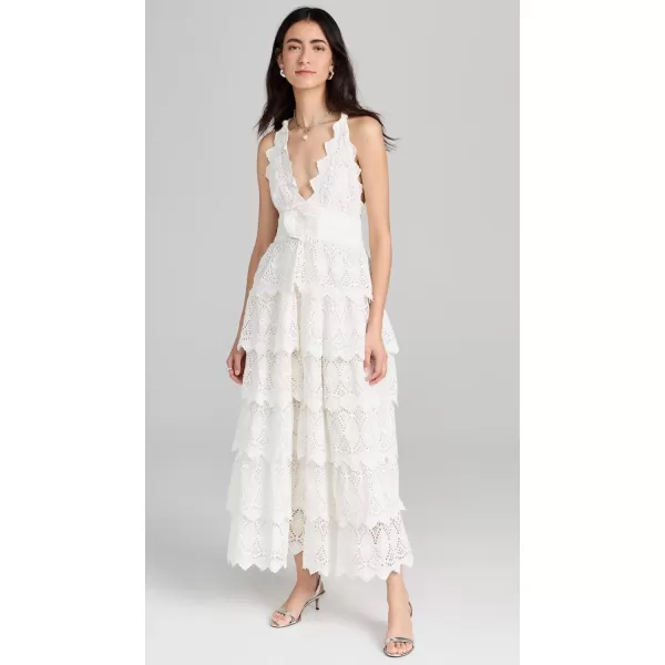 LOVESHACKFANCY Womens Nevis DressOffwhite