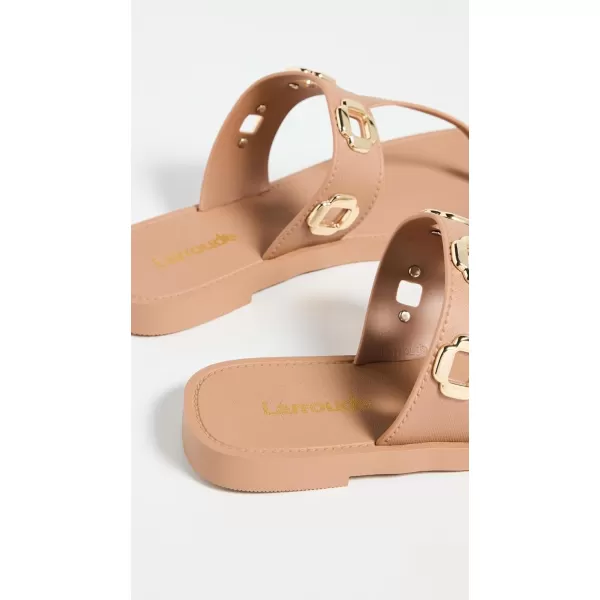 Larroude Womens Milan Jelly SandalsRose