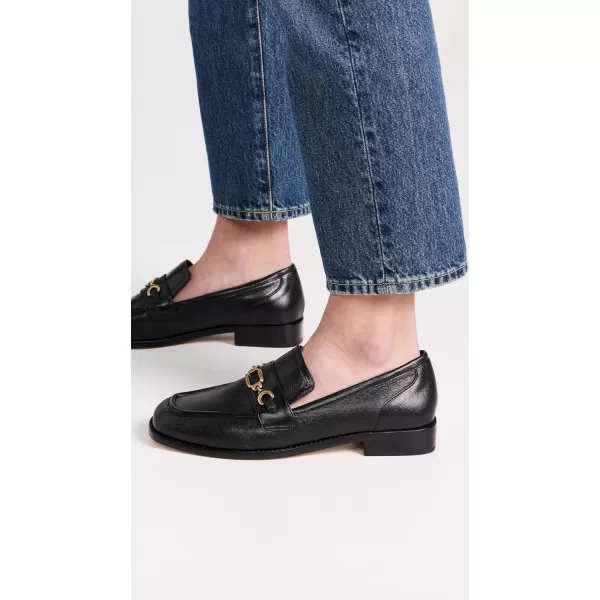 Larroude Womens Patricia LoafersBlack