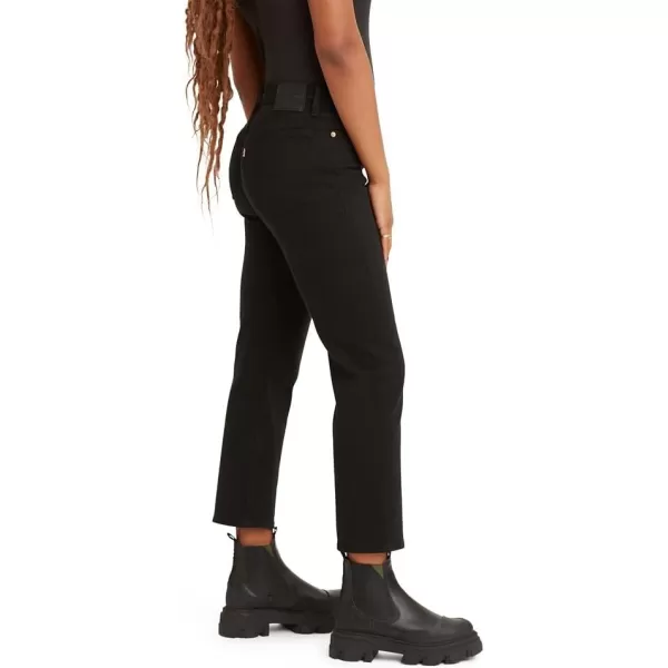 Levis Womens Premium Wedgie Straight JeansStandard Black Sprout